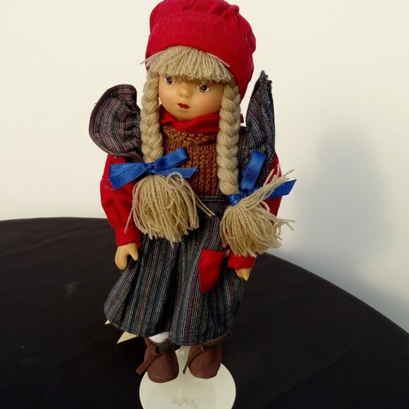 Vintage Limited Edition Porcelain Alpine West German SweetHeart Collector Doll - Picture 1 of 9